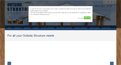 Desktop Screenshot of outsidestructures.co.uk